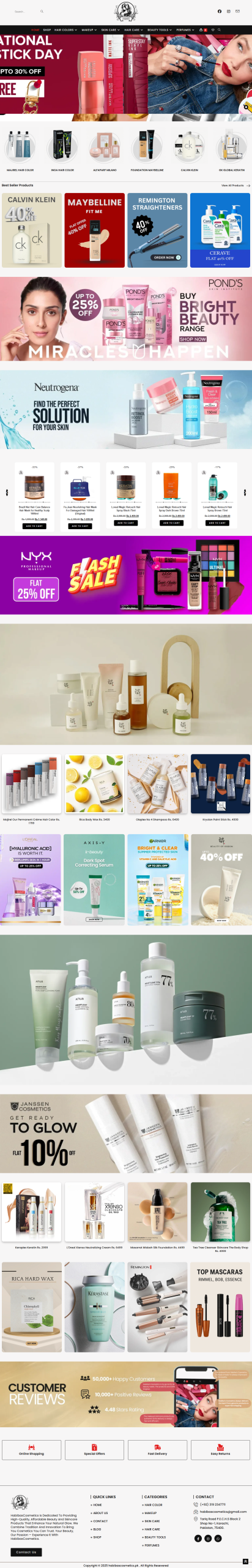 habibas cosmetics design